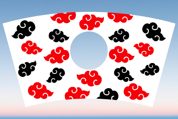 Anime Clouds 16oz Hot Cup Starbucks Svg Graphics