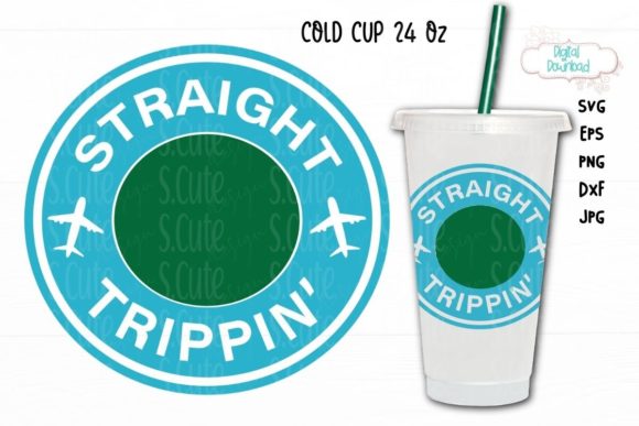 Travel Cold Cup Ring SVG: Graphics & Illustrations