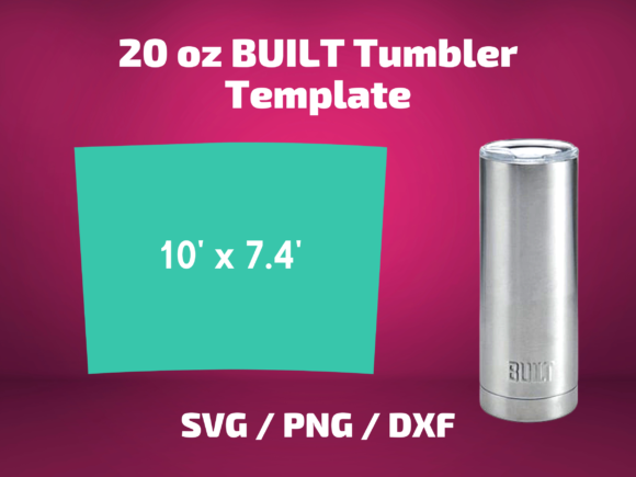 Tumbler Template BUILT 20 Oz Straight