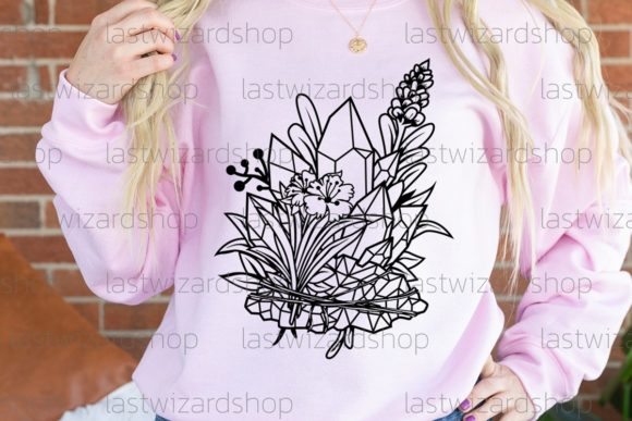 Witch Crystal Svg, Witchy Shirt Svg